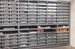 Conception et fabrication sur mesure PRODEX. Stockage d'outillage.