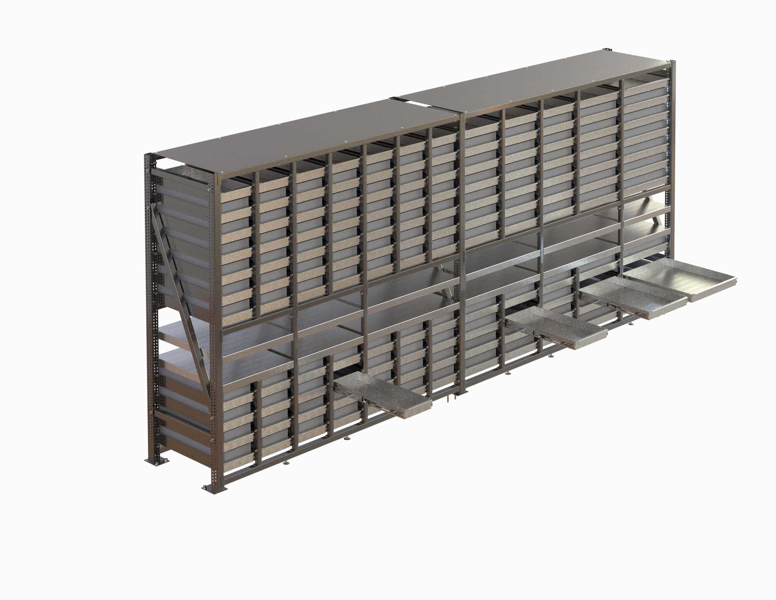 Rayonnage à tiroirs PRODEX Meuble d'atelier à tiroirs